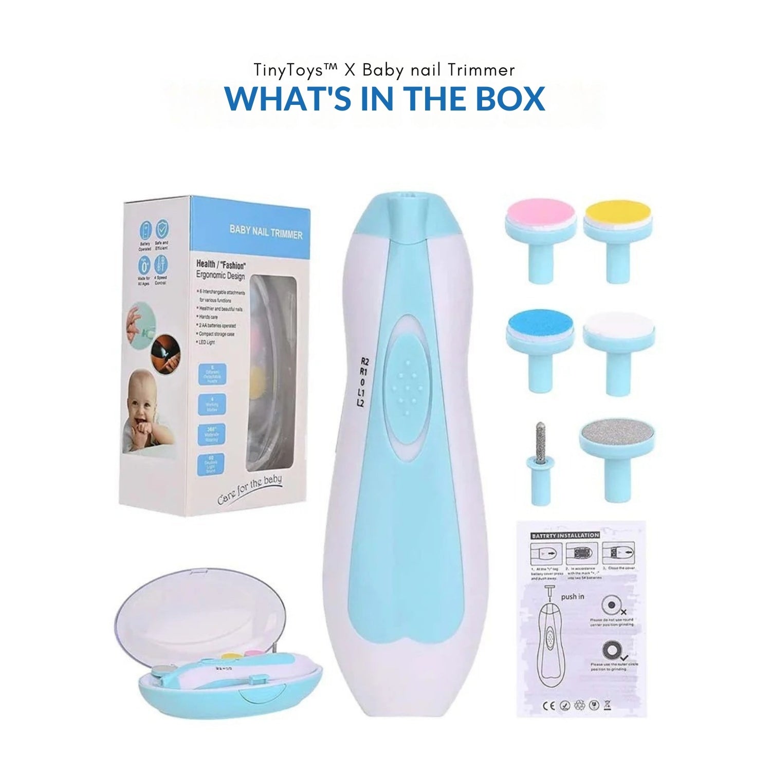 TinyToys™ Baby Nail Grooming Kit