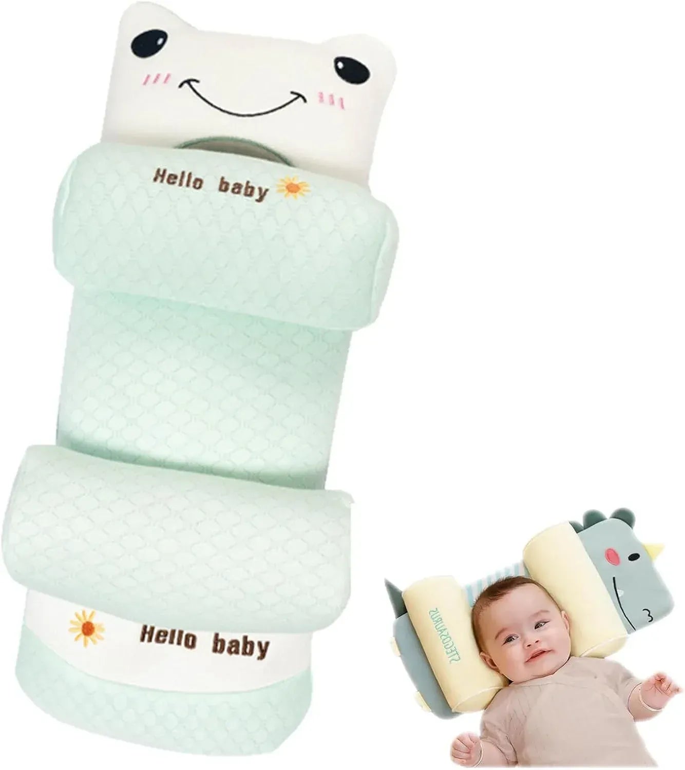 ComfyNest™ Baby Head Shaping Pillow – Prevent Flat Head Syndrome